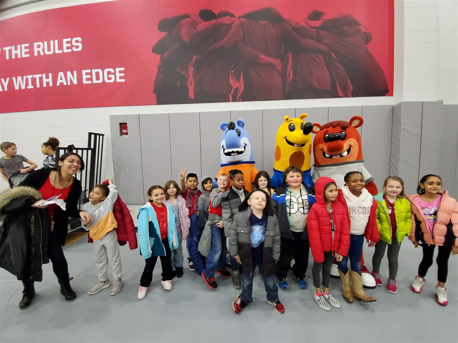 Second Grade attends an OSU men's basketball game with the 2nd and 7 Foundation